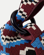 Beaded Veronica Beard Swing Clutch
