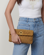 Pochette en raphia avec ancre