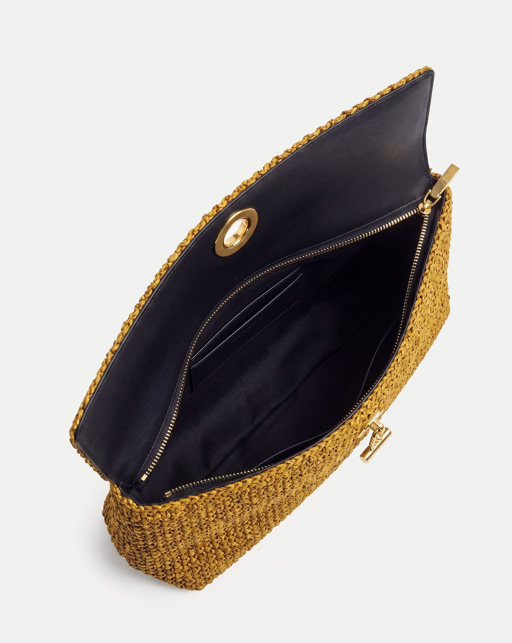 Pochette en raphia avec ancre