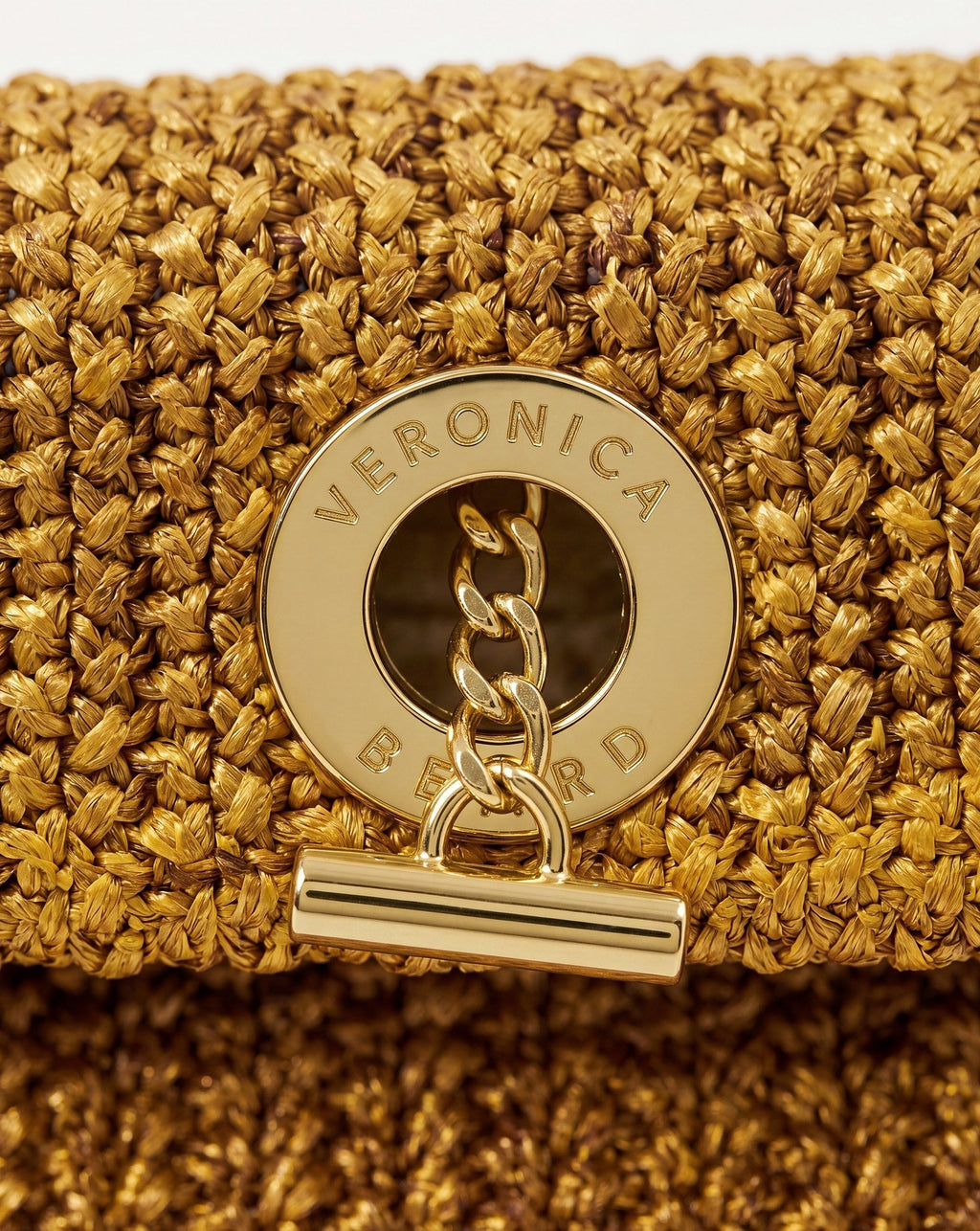 Pochette en raphia avec ancre
