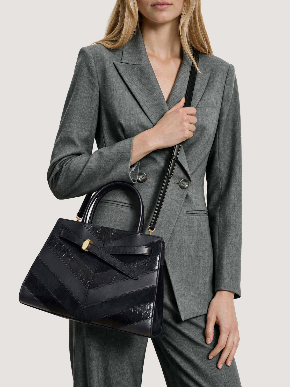 Chevron Veronica Beard Dash Bag