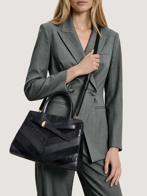 Sac bandoulière Chevron Veronica Beard