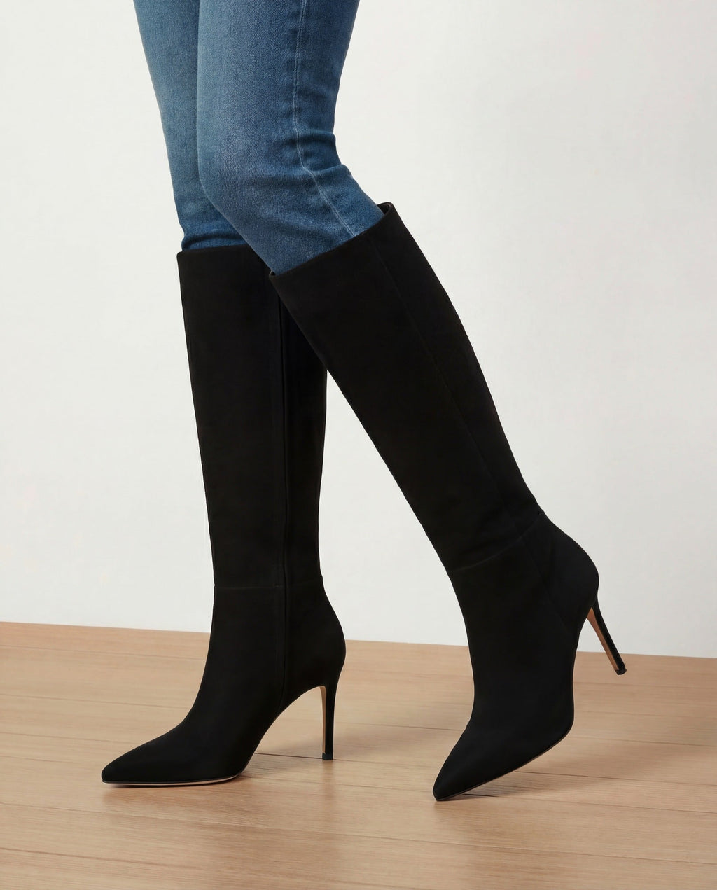Bottes à talon aiguille Lisa | Mollet Large
