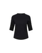 Waldorf Ruched-Sleeve T-Shirt