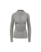 Theresa Ruched Turtleneck