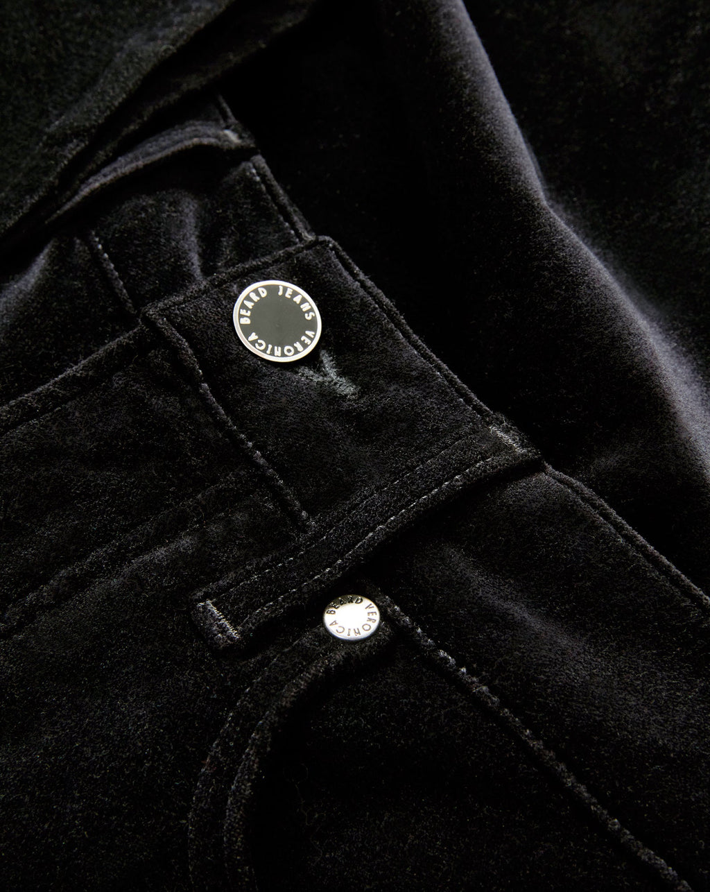 Pantalon évasé ajusté Beverly en velours