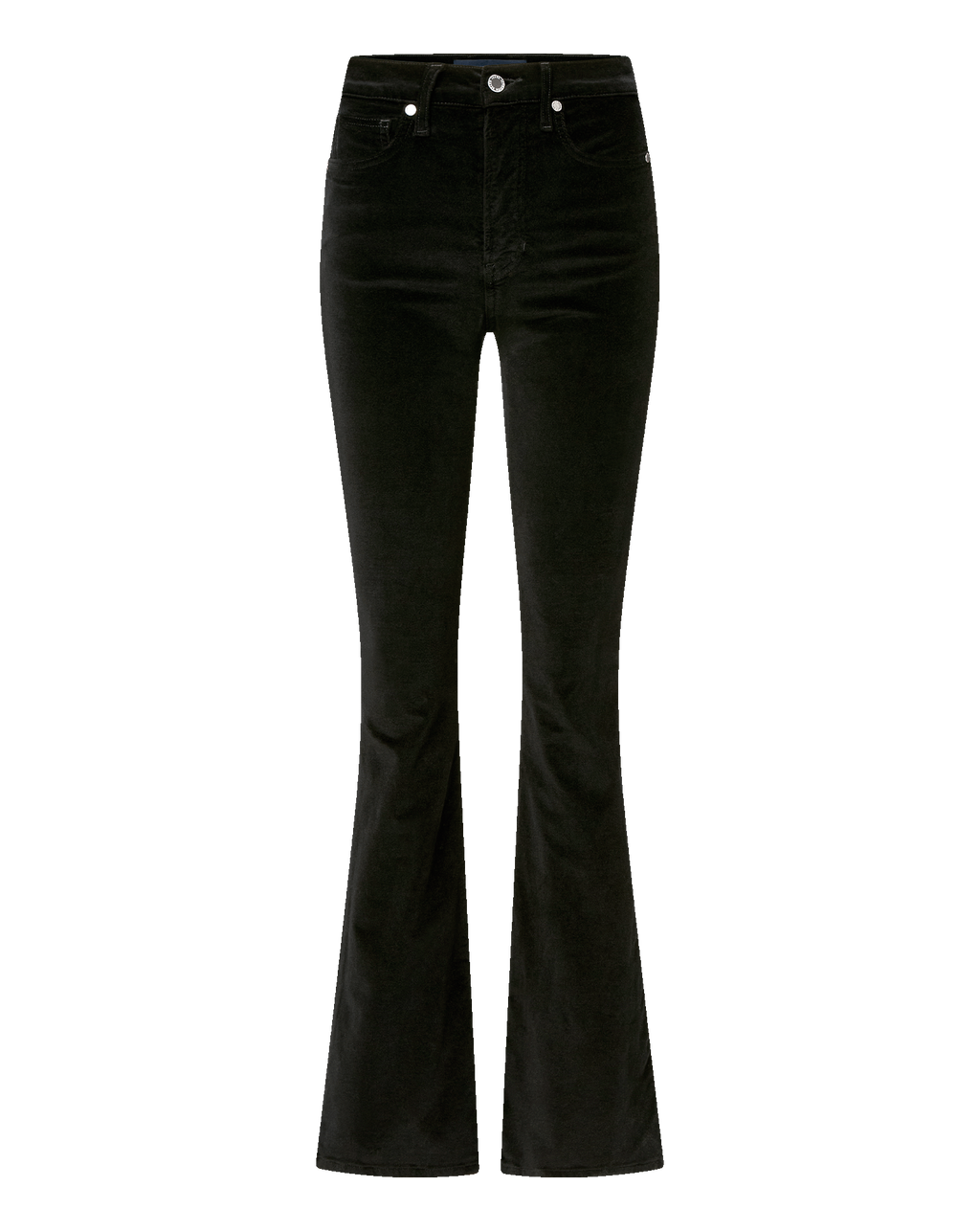 Pantalon évasé ajusté Beverly en velours
