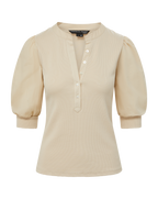 Coralee Puff-Sleeve Tee