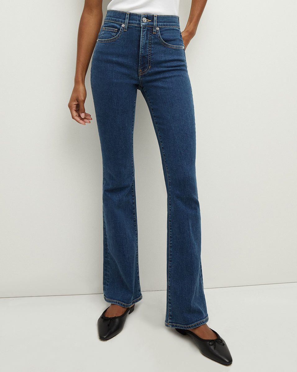 Jean skinny évasé Beverly Loafer