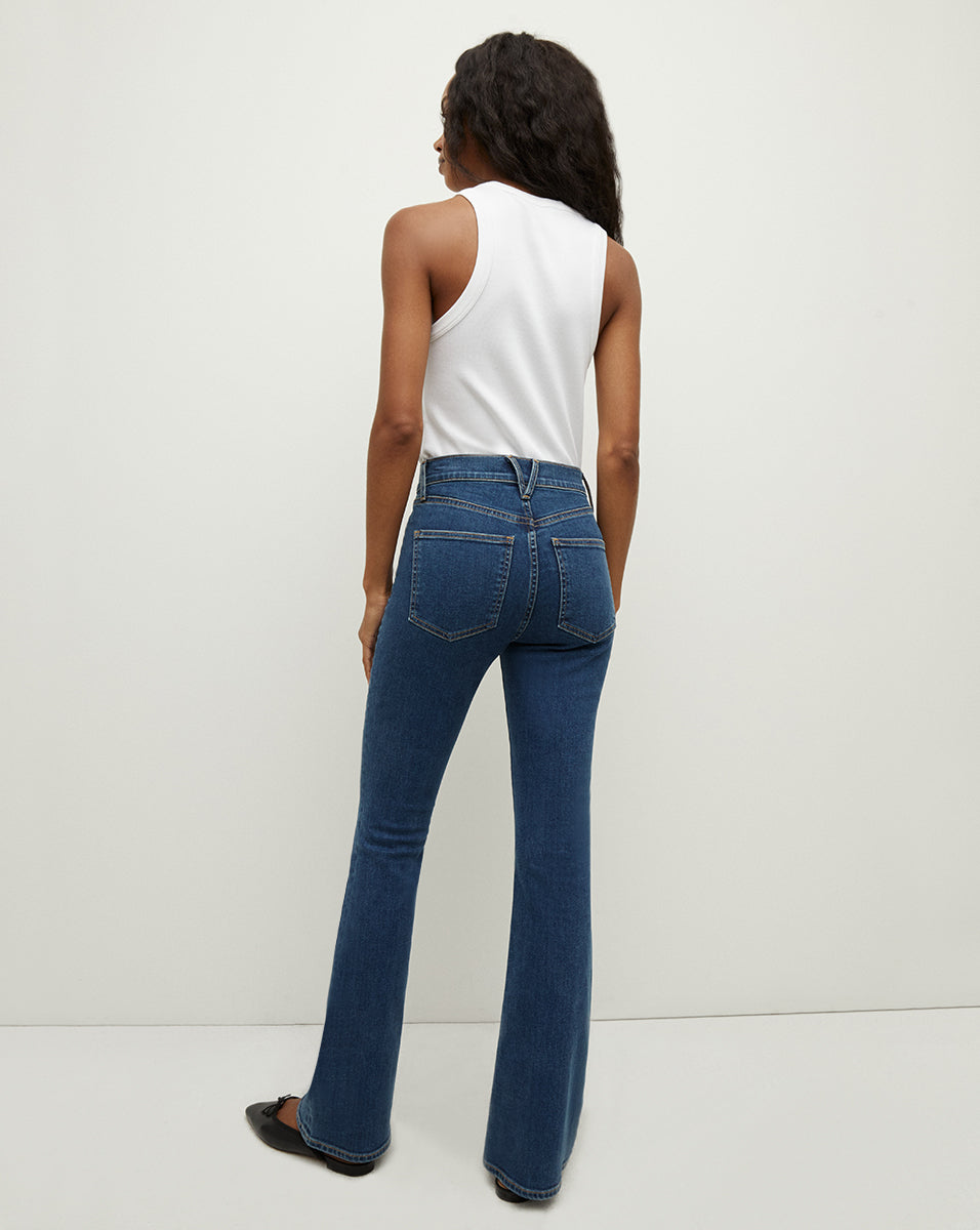 Jean skinny évasé Beverly Loafer