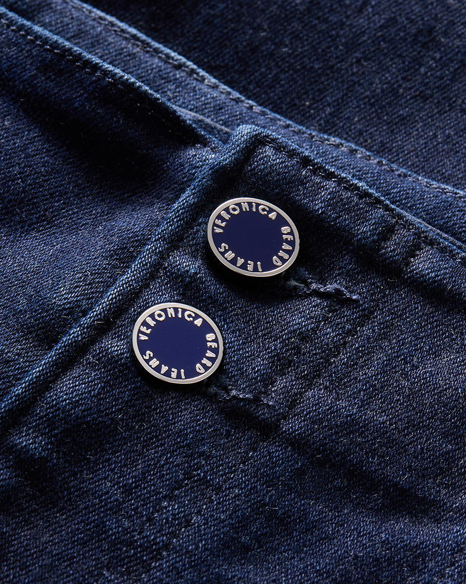 Jean Beverly Skinny-Flare à Coutures