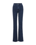 Crosbie Rhinestone Slim Wide-Leg Jean