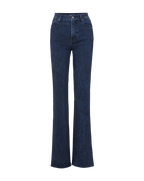 Crosbie Rhinestone Slim Wide-Leg Jean