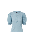 Coralee Puff-Sleeve Tee
