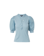 Coralee Puff-Sleeve Tee