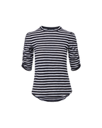 Waldorf Ruched-Sleeve T-Shirt
