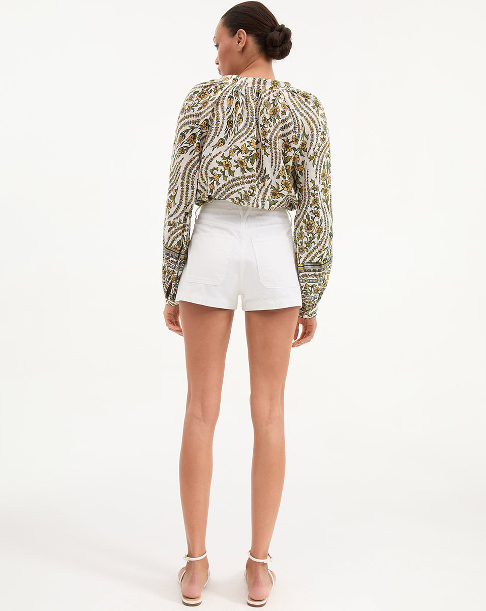 Short en jean Timmi à poches plaquées