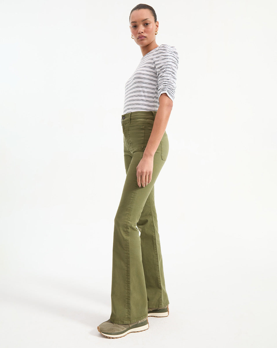 Waldorf Ruched-Sleeve T-Shirt
