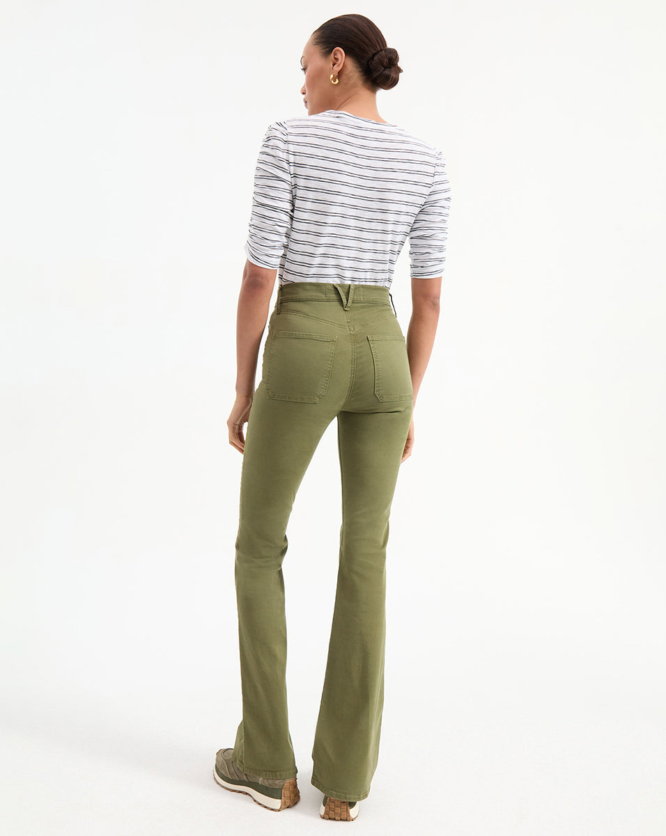 Waldorf Ruched-Sleeve T-Shirt