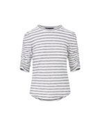 Waldorf Ruched-Sleeve T-Shirt