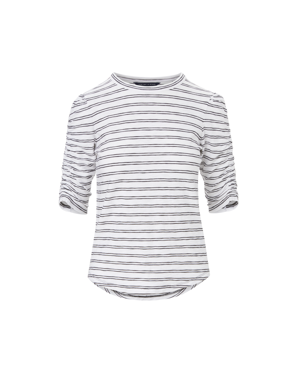 Waldorf Ruched-Sleeve T-Shirt