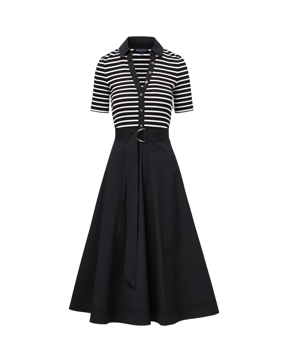 Robe en techniques mixtes Delise