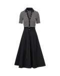 Robe en techniques mixtes Delise