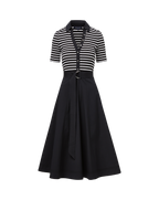 Robe en techniques mixtes Delise
