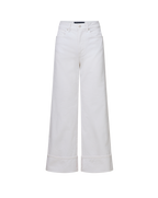 Taylor Cuffed Cropped Wide-Leg Jean