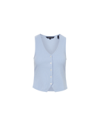 Hoorne Button-Down Tank Top