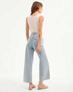 Taylor Cropped Wide-Leg Jean