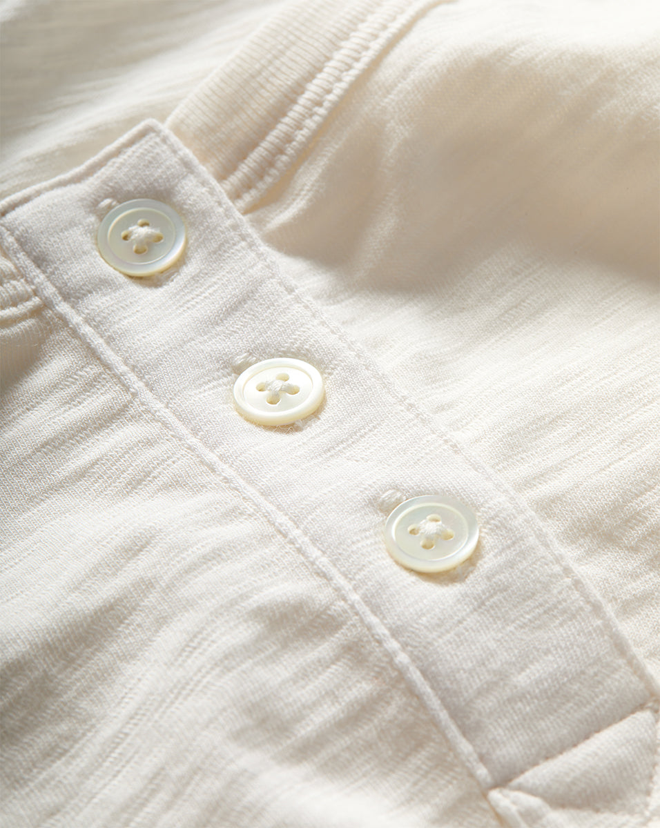 Harrison Cotton Henley Tank Top