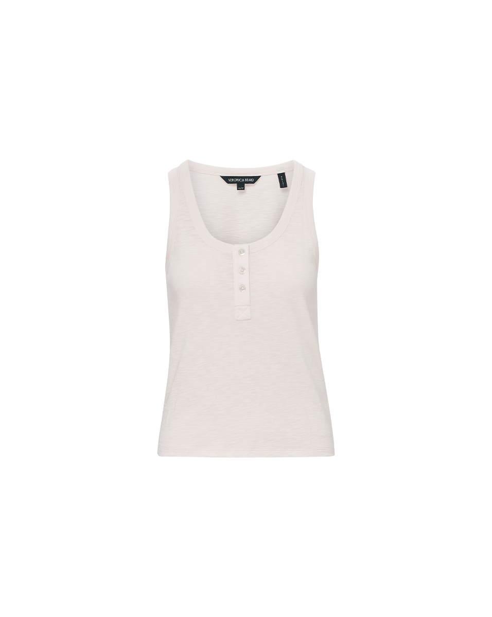 Harrison Cotton Henley Tank Top