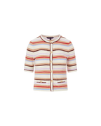 Brendan Striped Short-Sleeve Cardigan
