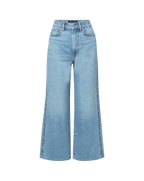 Taylor Scalloped Wide-Leg Jean