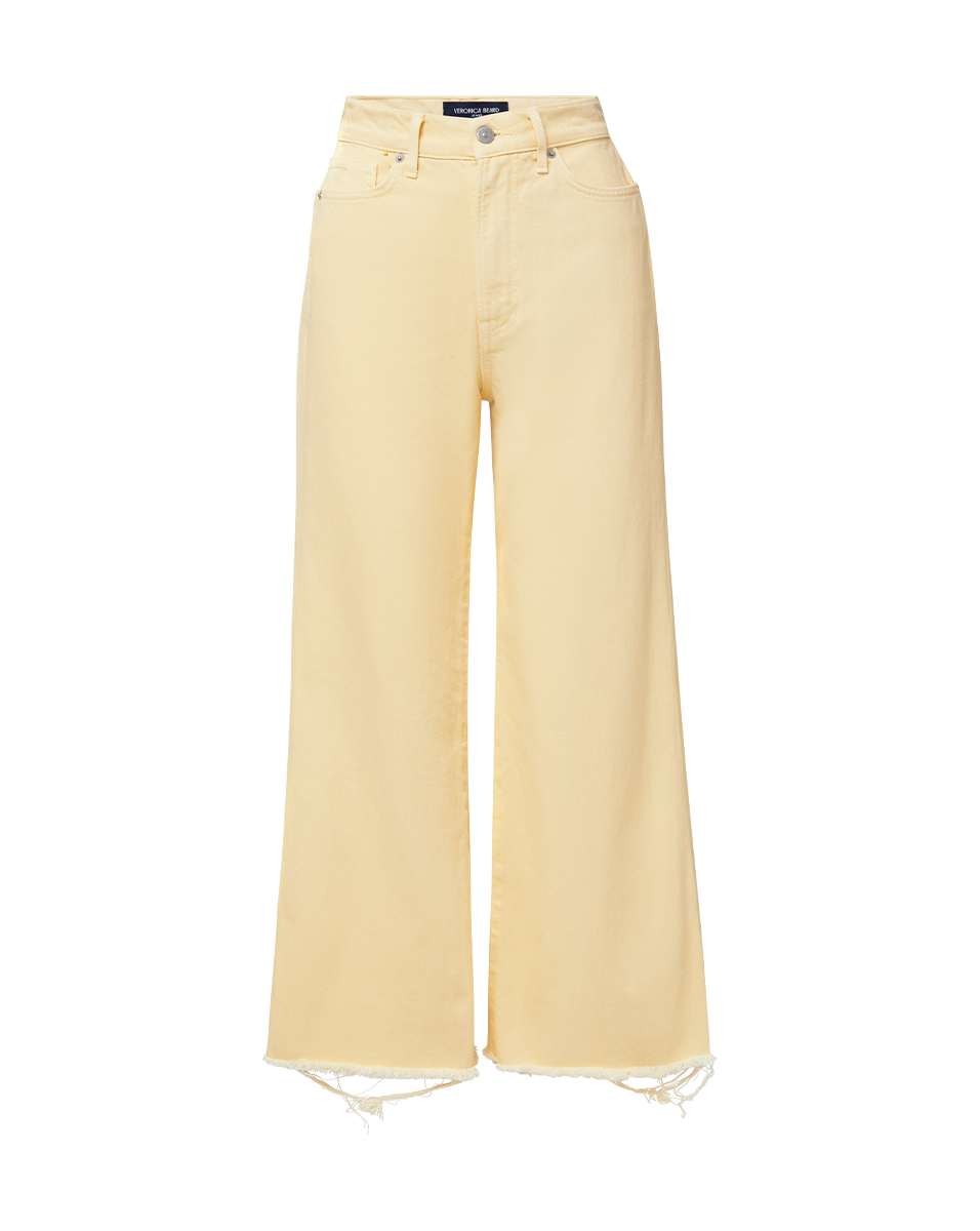 Taylor Cropped Wide-Leg Jean