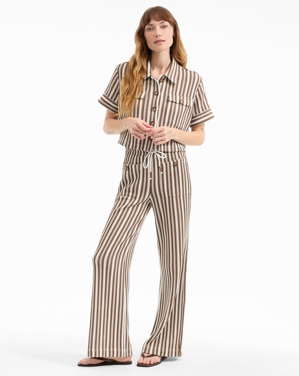 Bouvier Knit Button-Down Shirt