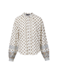 Lollie Paisley Button-Down Blouse
