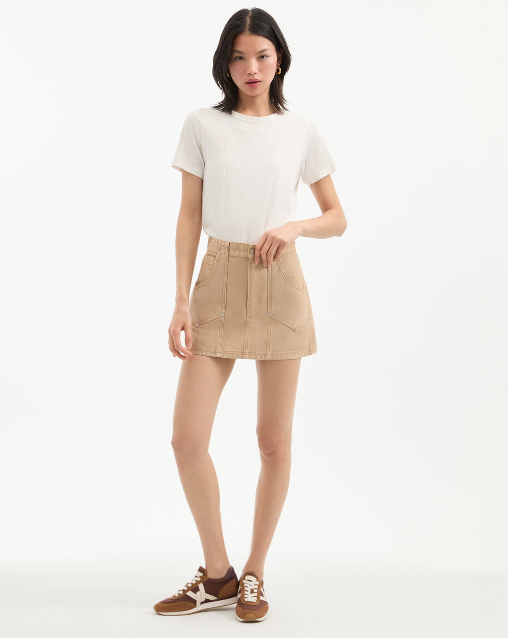 Mini-jupe en jean Stelene