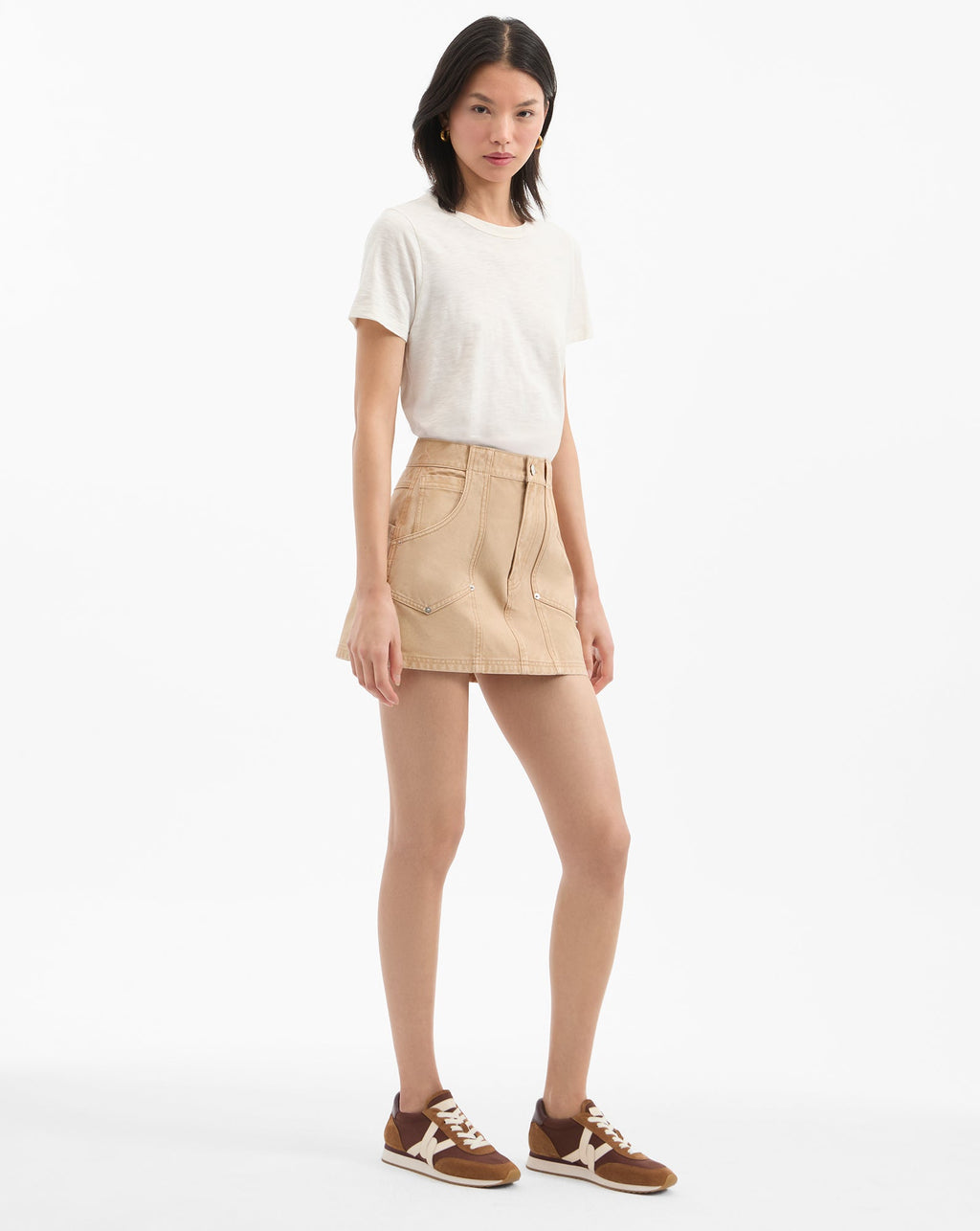 Mini-jupe en jean Stelene