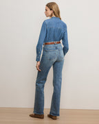 Gabby Denim Button-Down Shirt
