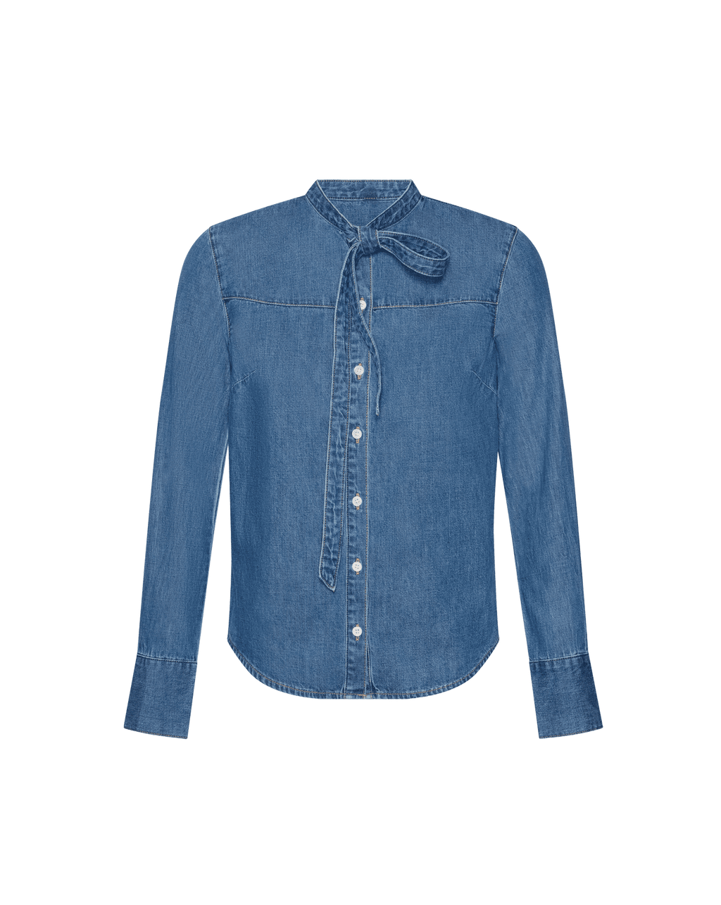Gabby Denim Button-Down Shirt