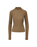 Wyeth Ribbed Turtleneck Top