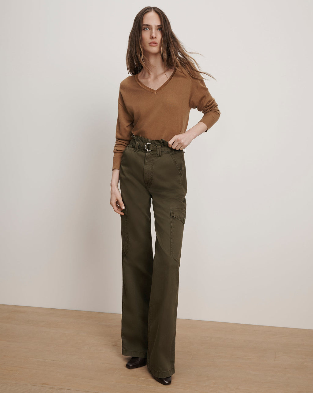 Pantalon cargo large Damara
