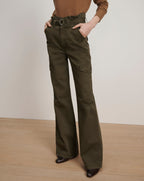 Pantalon cargo large Damara