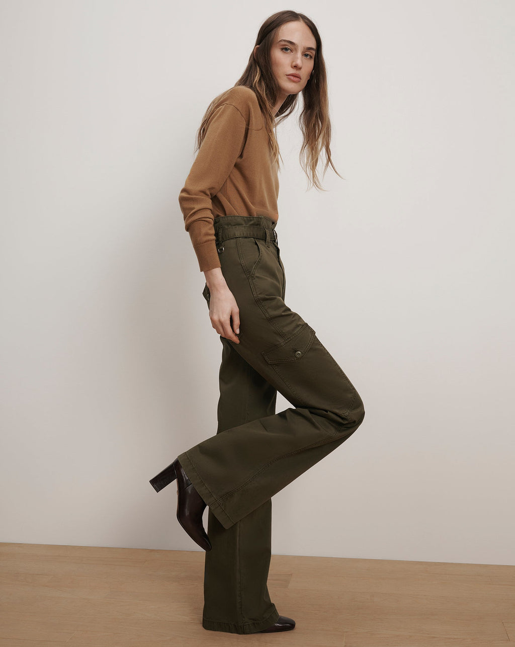 Pantalon cargo large Damara