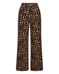Taylor Leopard Wide-Leg Jean
