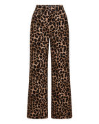 Taylor Leopard Wide-Leg Jean