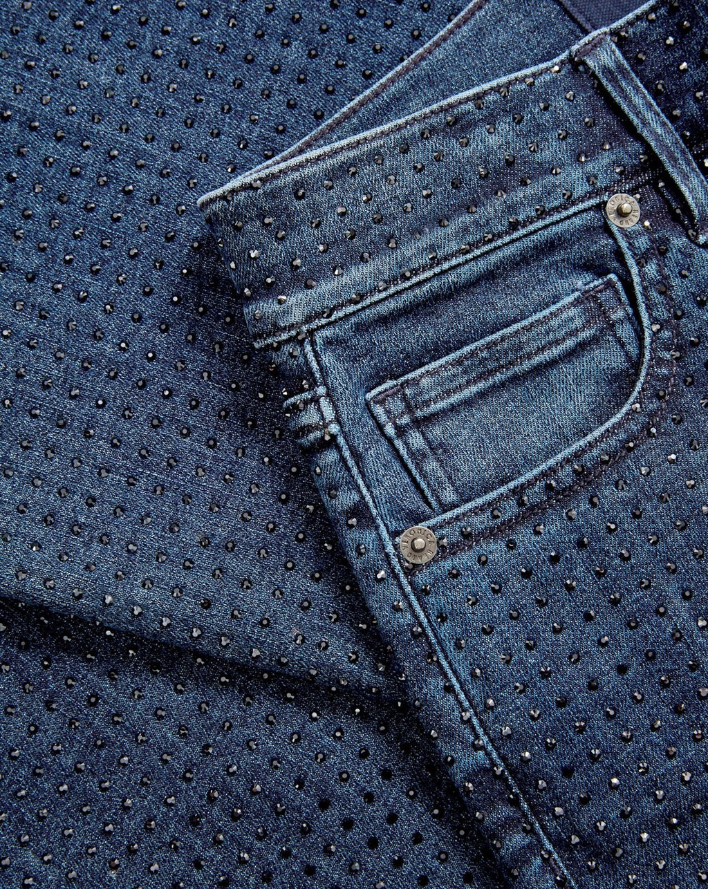 Jean Beverly Rhinestone Skinny-Flare