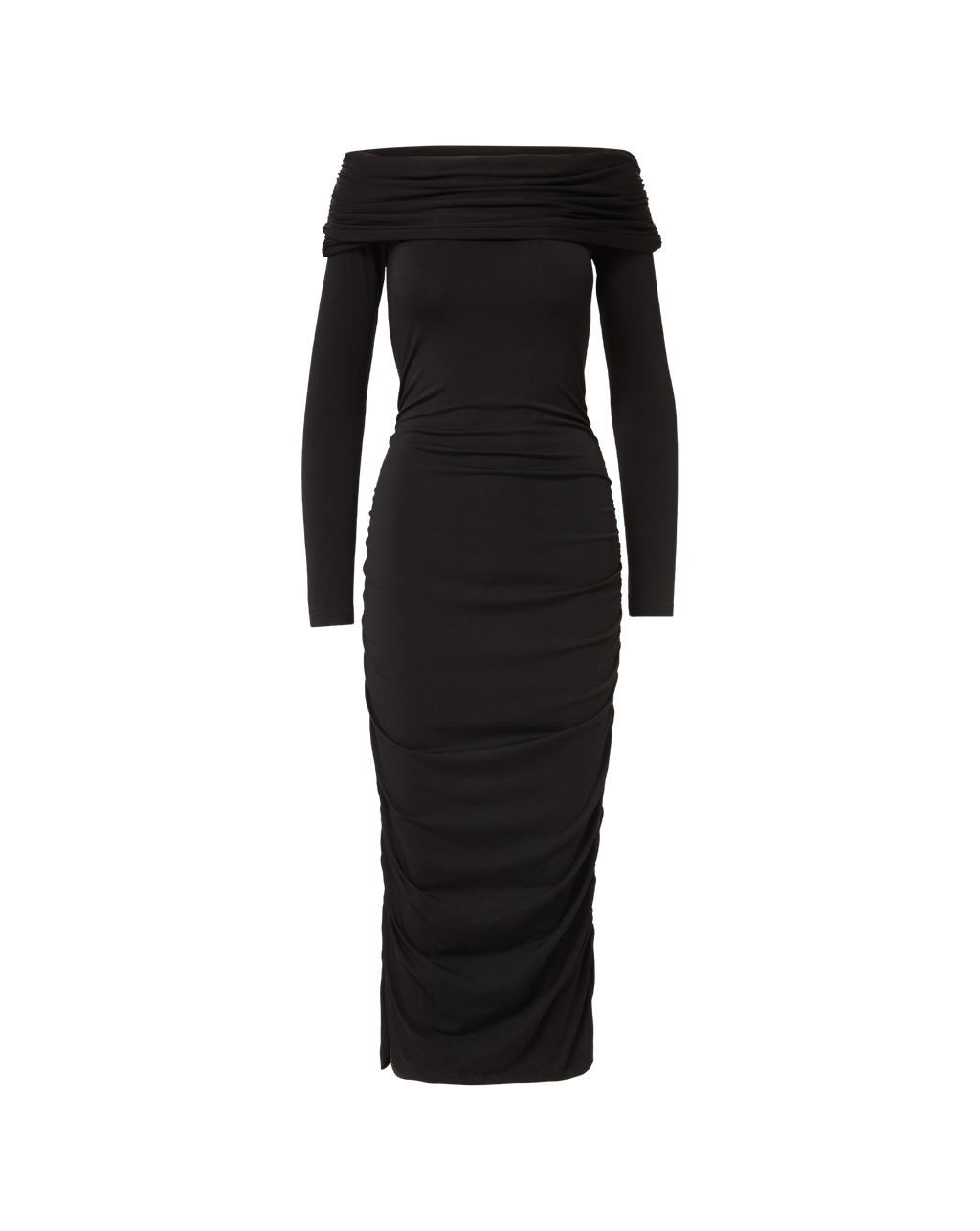 Robe midi Tinette à épaules dénudées
